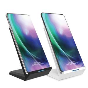 라온 ITB-QWS150 15W 스탠드 고속 무선충전 거치대 패드 갤럭시 휴대폰 핸드폰 사무실