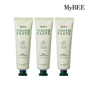 키즈 디어얼스치약 70g 3개 (샤인머스켓향,불소 999ppm,아기용 유아치약)