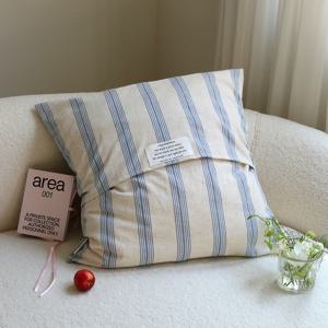메르시 스트라이프 하프 자루 쿠션커버
