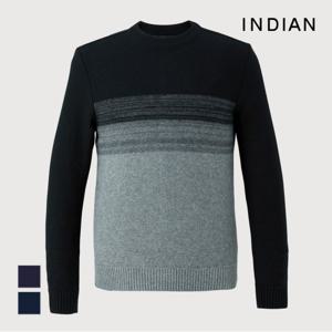 INDIAN  라쿤혼방 라운드니트_MIUBRYW9271