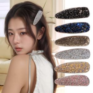 트윙클 헤어핀 6개 세트 큐빅 장식 반짝반짝 똑딱핀