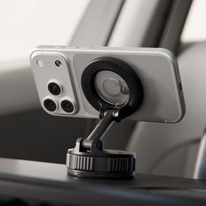 360도 M 다이얼 에어락 접이식 진공 흡착 맥세이프 차량용 거치대 책상 유리