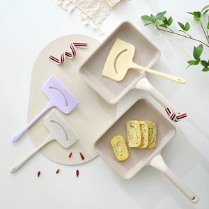 모노테일 브런치 계란말이 후라이팬 프라이팬 실리콘 스마일 뒤집개 조리도구 세트