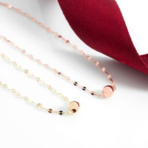 엘렌쥬얼리 14K 블링 볼 체인 금 팔찌