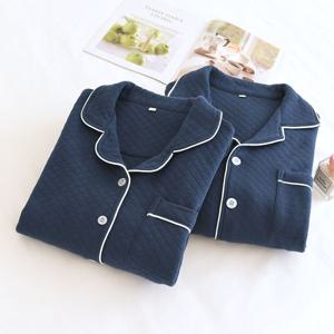 [브리치]  / 빅사이즈가능 퀄팅 누빔 커플 잠옷 겨울 파자마