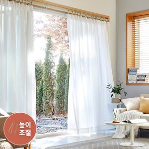 ON 차르르 쉬폰 나비주름 긴창문커튼 280x235 (1P)