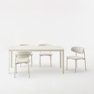 위드 세라믹 6인 식탁세트 1750  위드라운드의자4포함