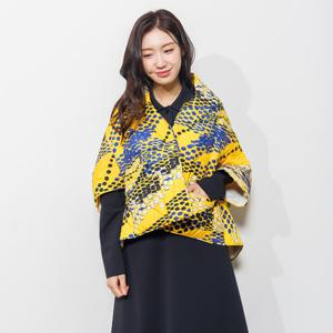 [최초가 298000원] 곡선도트 양면 패딩 가디건 (AHSPCD80)-YELLOW