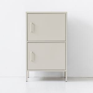 MKB 캐비넷 모던세로 2문 수납장 6001015 크림 7359.9367