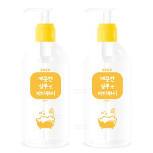 토루토루 깨끗한샴푸&바디워시 400ml 2개SET