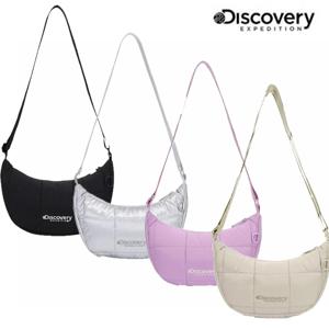 디스커버리 24N 공용 문리버 퀼팅 크로스백 S DXCR3534N-DXNW