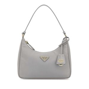 여성 그레이 Prada 나일론 지퍼 숄더백 1N204XR064 F0CUK