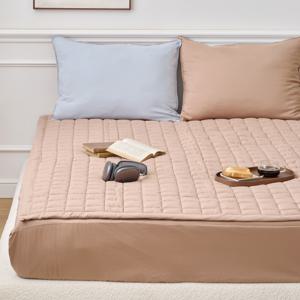 ON 젤라또 4면 고정밴드가 있는 패드 Q 150x200 코코아