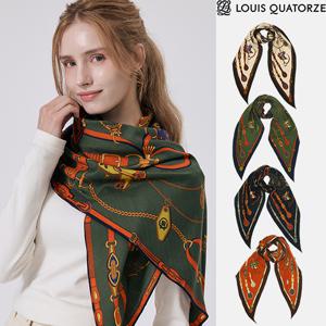 루이까또즈 엘블리 더블  울실크 마름모 스카프 1ESD033