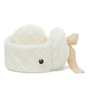 CO 니트 리본 귀마개 WWW23Z02W3