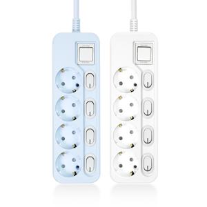 자동소화 더쿨한 멀티탭 개별 4구 50cm