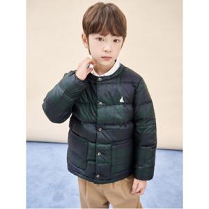 [택가 149,000] 덕다운 체크 리버서블 한줌 경량 패딩 - 그린 (BI5938U06M)