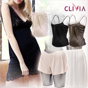 [크리비아]그녀의센스란제리 슬립 6종 택1바지/치마/상의/원피스