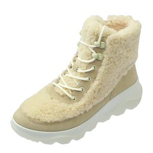 여성 워커 앵클 부츠 굽 5CM G24432_IVORY