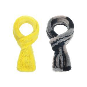 최초가격:79,900원 천연밍크100% 밍크니팅프릴머플러