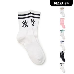 25N 공용 빅로고 스트라이프 장목양말 (6 COLOR) 3ASOMS35N