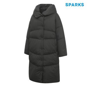 [스팍스]여성 방수 스트링 오버핏 덕 다운 롱패딩 점퍼 SN4LJP030