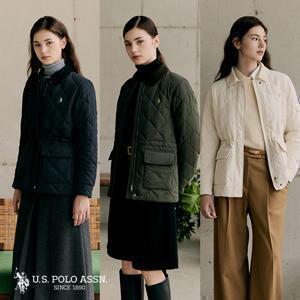 [쿠폰혜택][U.S POLO ASSN.] 25FW 퀼팅 패딩 자켓 1종 여성