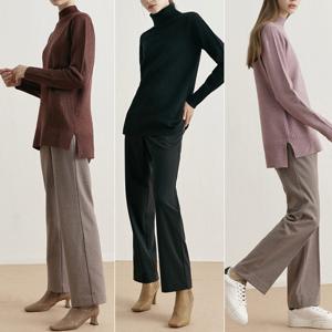 [최초가59000]2SET  데일리 니트+기모헤링본 팬츠 2종세트