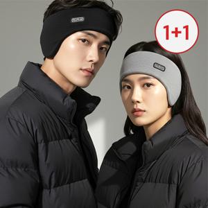 1+1 이어밴드 귀마개형 귀도리 헤어밴드 겨울 방한 아웃도어