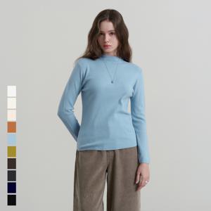 [브리치] 더 소재 / 여성 소프트 반목 골지 레이어드 니트 (SJK25059)