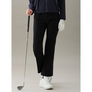 [24FW]여성 가을 밴딩 세미 와이드 팬츠  블랙