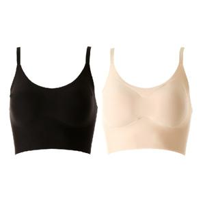 비너스 부드럽고 신축성좋은 편안한 부유방커버 무봉제 탑브라VBRS940