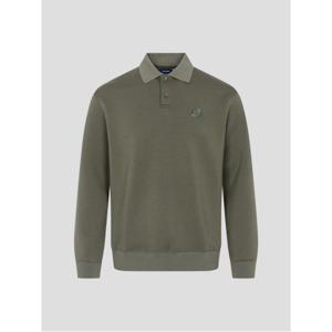 남성 맨투맨 칼라 티셔츠 - 카키(BJ5941B91H)