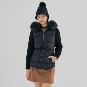 여성 폭스퍼 하이브리드 헤비 구스 다운 점퍼 TWDJM8301_199