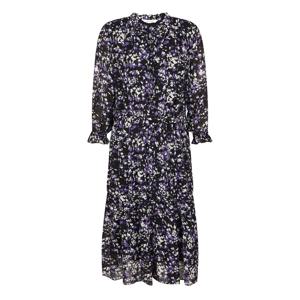 캐리스노트 볼륨 셔링 소매 프린트 쉬폰 원피스 CN3FOP001