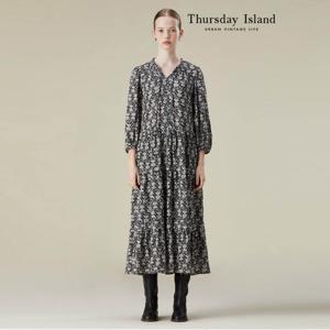[정상가-299000원][Thursday Island] A라인 패턴 원피스(T236MOP141W)
