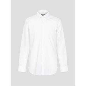 이지케어 스트레치 트윌 솔리드 슬림핏 셔츠 - 화이트 (MA5764RS11)