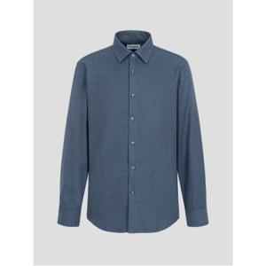 트윌 솔리드 기모 셔츠 - 블루 (MA5964FC4P)