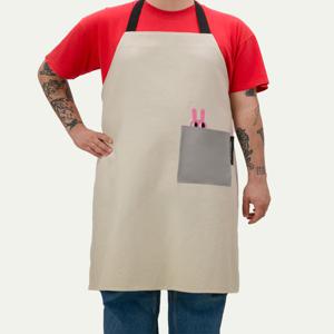 이야이야 토끼 앞치마(베이지)