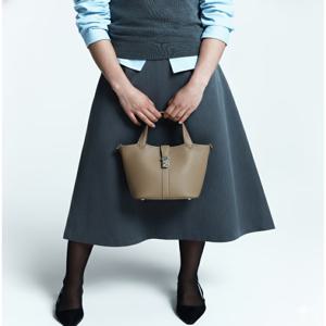 토페 소가죽 체크 장식 포인트 클라 토트백 S DCBA6E184