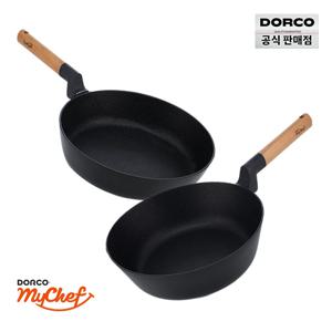 마이셰프 퓨어우드 IH 팬2종세트[팬28+궁중28]