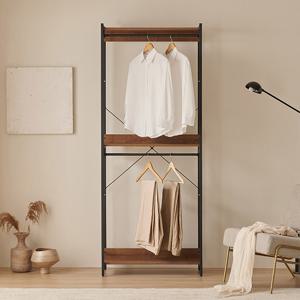 브랜티 철제 드레스룸 시스템 옷장 800 2단 행거형