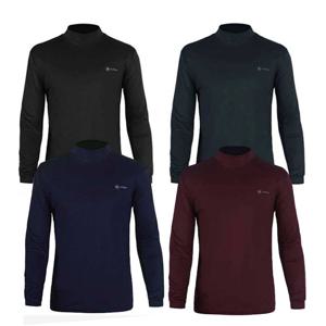 제이케이sp 남성 겨울 작업복 티셔츠 기모 반목티 히트텍 보온 등산복