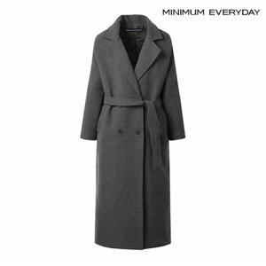 정상가:239,000원 ㅣ  에브리데이]더블 카라 벨티드 누빔 롱 코트 (EB3JH001D)