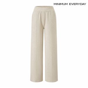 정상가:99,000원 l  에브리데이]절개 라인 니트 밴딩 롱 팬츠 (EB4TA001D)