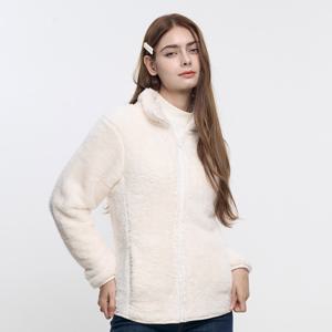 블루밍 여성 따뜻포근 보아털 장모 플리스 자켓 아웃도어 양털 후리스 집업(ST23JK021W)