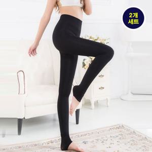 [2개세트]슬림레그라인 융털 기모 레깅스_W3025