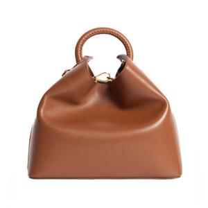 RAISIN 레더 토트백 COGNAC