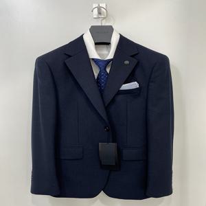 남자 겨울 봄 면접 예복 혼주 턱시도 빅사이즈 정장 다크 네이비 컬러 양복 수트 셋업 세트 90사이즈_JK