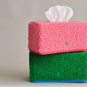 플러프 양털 뽀글이 티슈케이스 각티슈커버